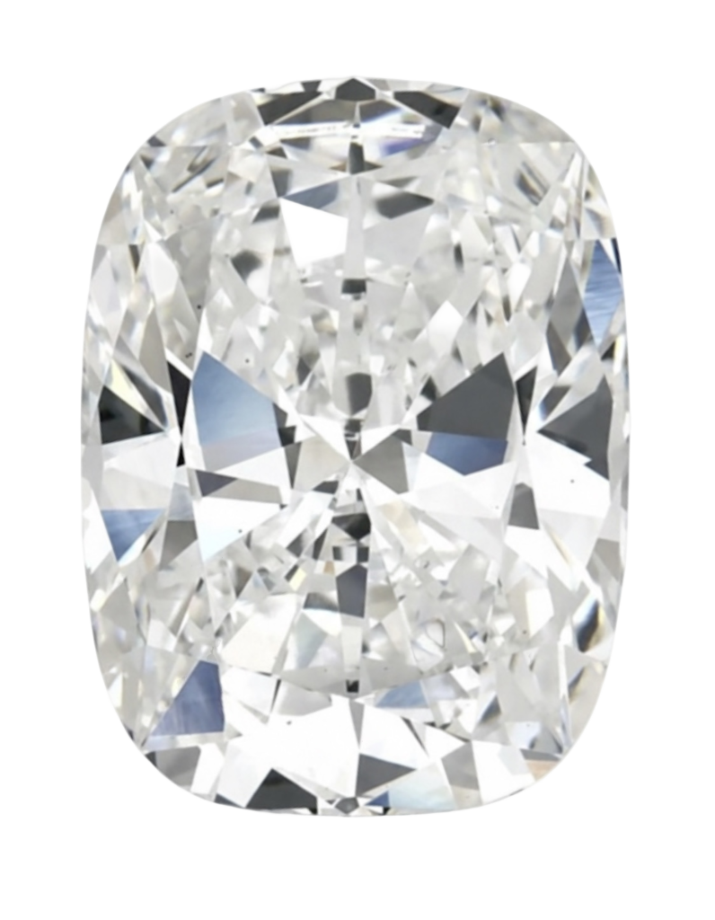 cushion cut diamond elongated