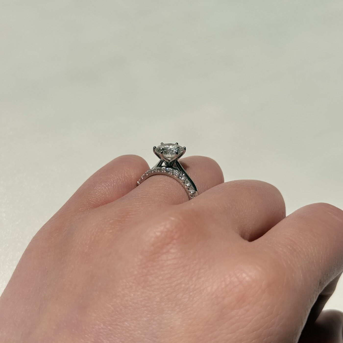 What Is a Cathedral Setting, and Who Is It Actually For? 1.5ct rb cathedral flush fit diamond band 1