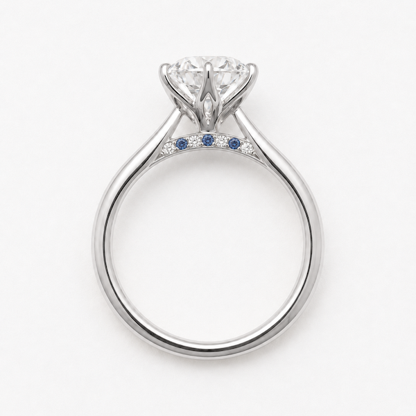 rb tulip white gold diamond blue sapphire bridge